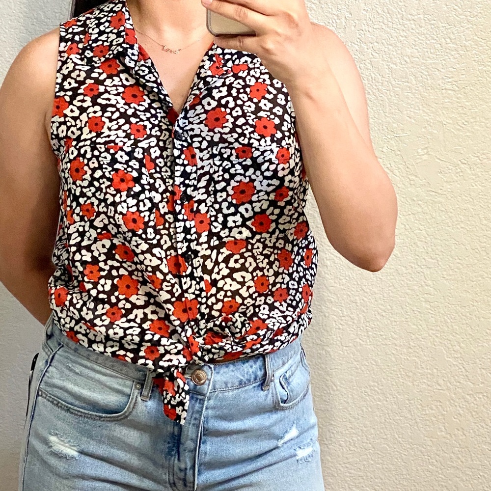 Banana Republic flower print to p